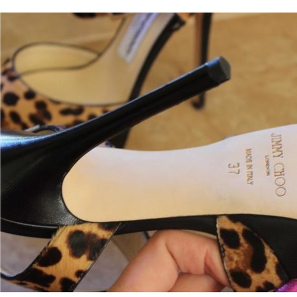 Jimmy Choo Leopard Platforms - Picture 7 of 9